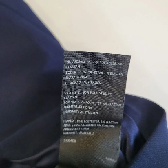 Bardot Carmelle Strapped Midi Dress in Navy Size NWT $119 - Picture 7 of 11